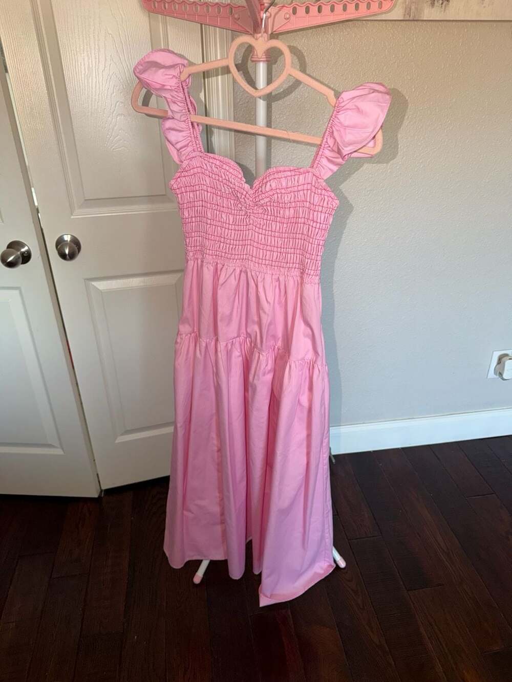 Dot and Lu Maternity Kit Ruffle Smocked Dress